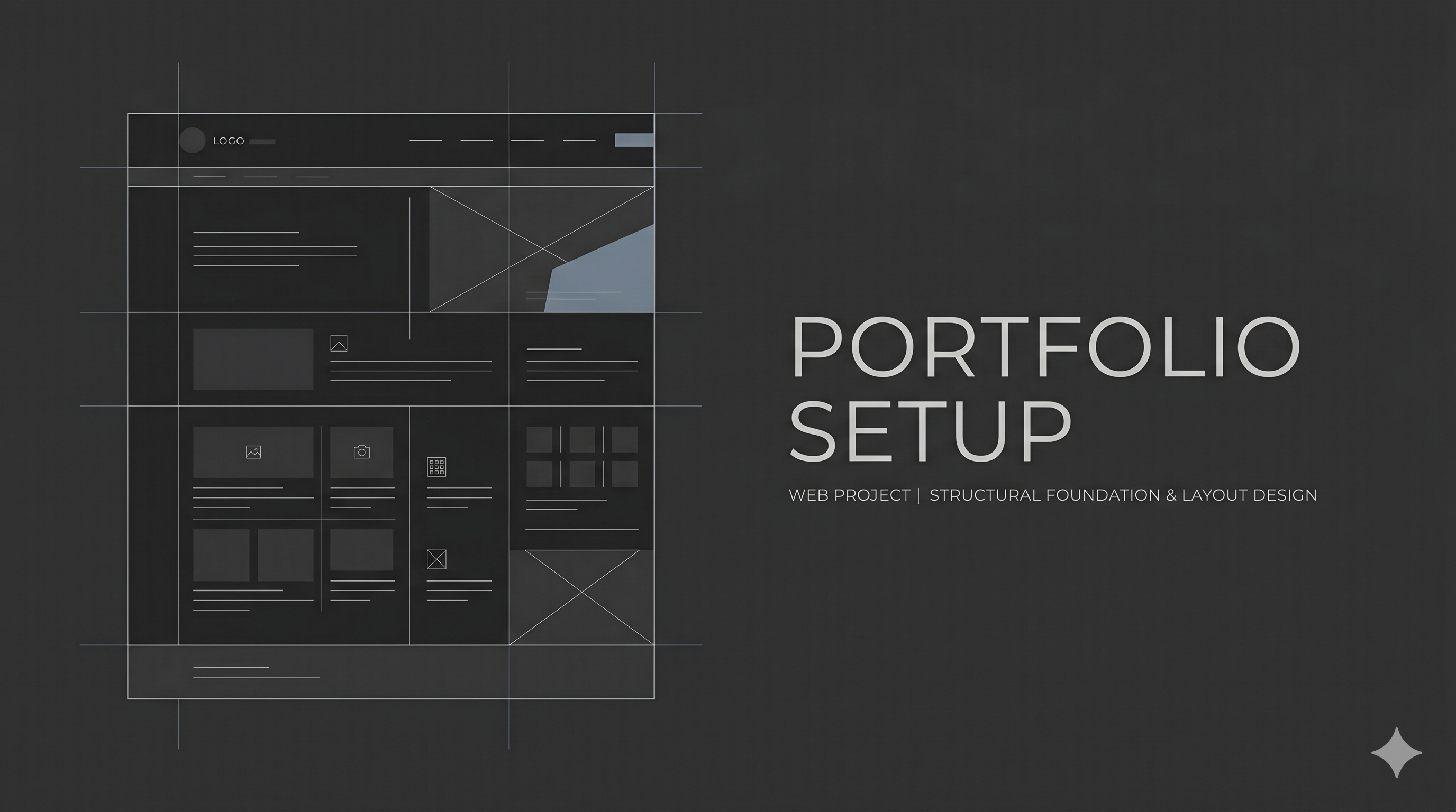 Hugo Portfolio Setup Architektur